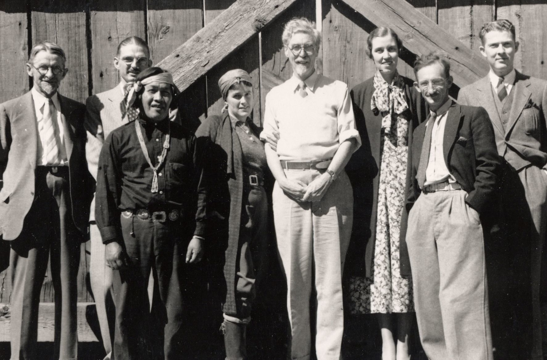 The Coltons and fellow staff members including Katharine Bartlett on an expedition to Western deserts.tif